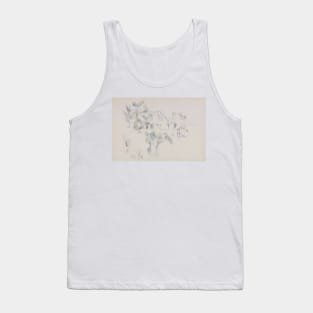 View of the Chateau Noir by Paul Cezanne Tank Top